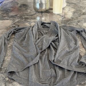 lululemon athletica Gray Lightweight Draped Cardigan
